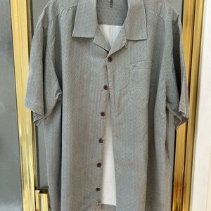 Gray Short Sleeve Men's Shirt